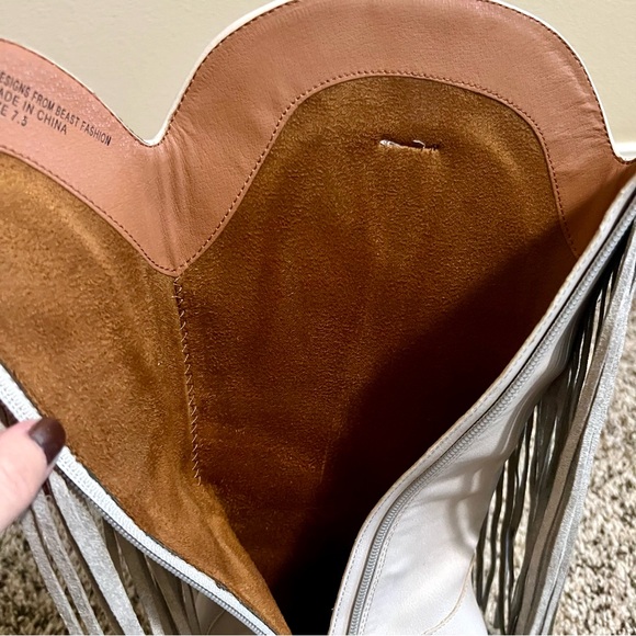 Studded Fringe Boots - Picture 14 of 15